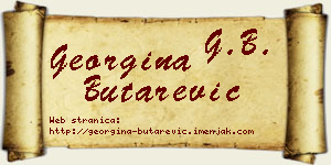 Georgina Butarević vizit kartica